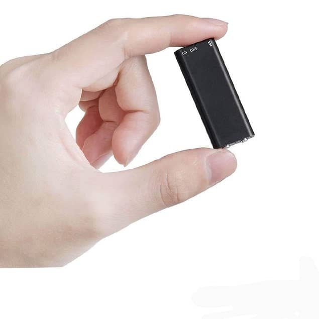 تصویر رکوردر صدا مینیاتوری مدل Q2 ظرفیت ۱۶ گیگ سنسوردار 